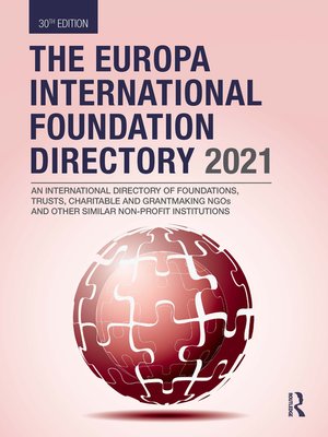 cover image of The Europa International Foundation Directory 2021